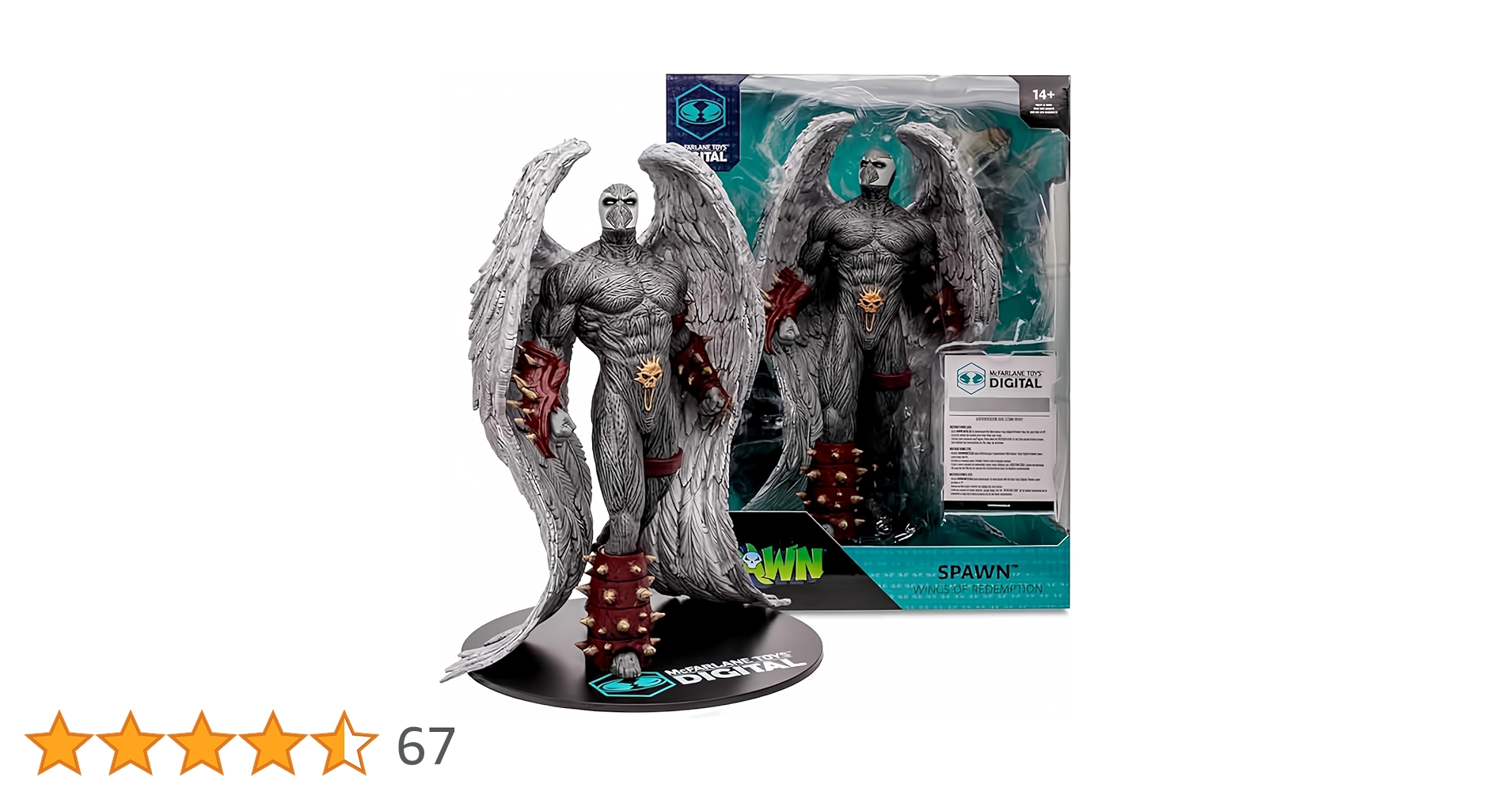 Amazon.co.jp: McFarlane Toys - スポーン (償還の翼) 1:8スケール 像